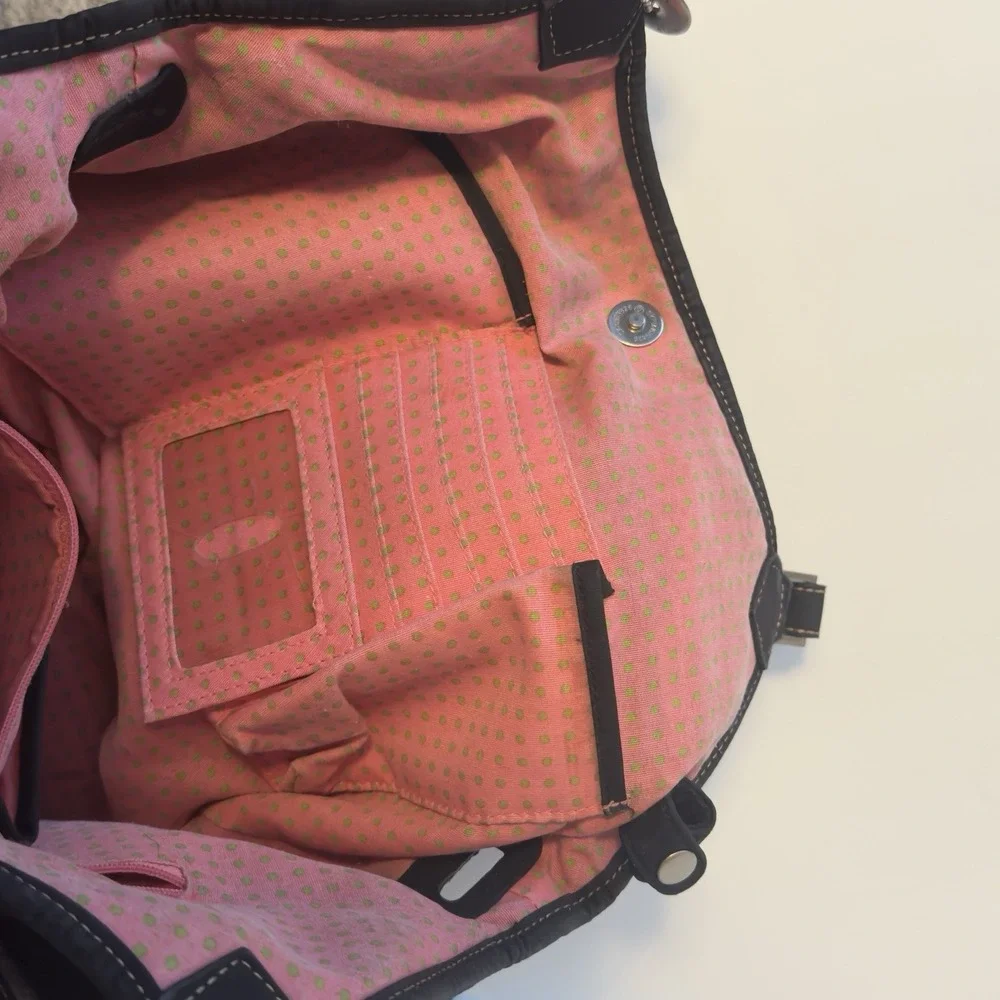 The Sak Crochet Black‎ Hobo Shoulder Bag Everyday Work Casual Wear
